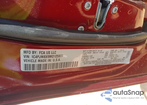 2021 Jeep Cherokee Trailhawk 4X4 from USA, damaged, VIN 1C4PJMBX9MD125977